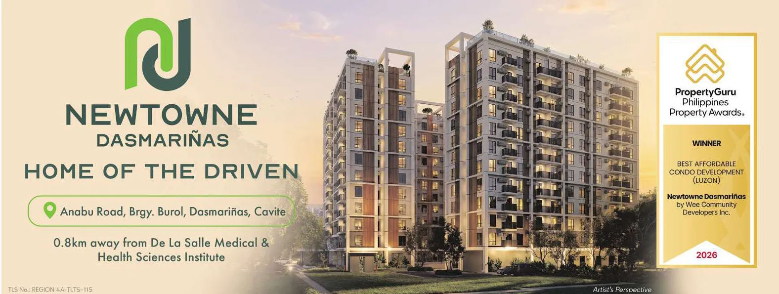 Newspaper feature on Wee Comm’s PropertyGuru Philippines Property Awards wins, including Newtowne Dasmariñas
