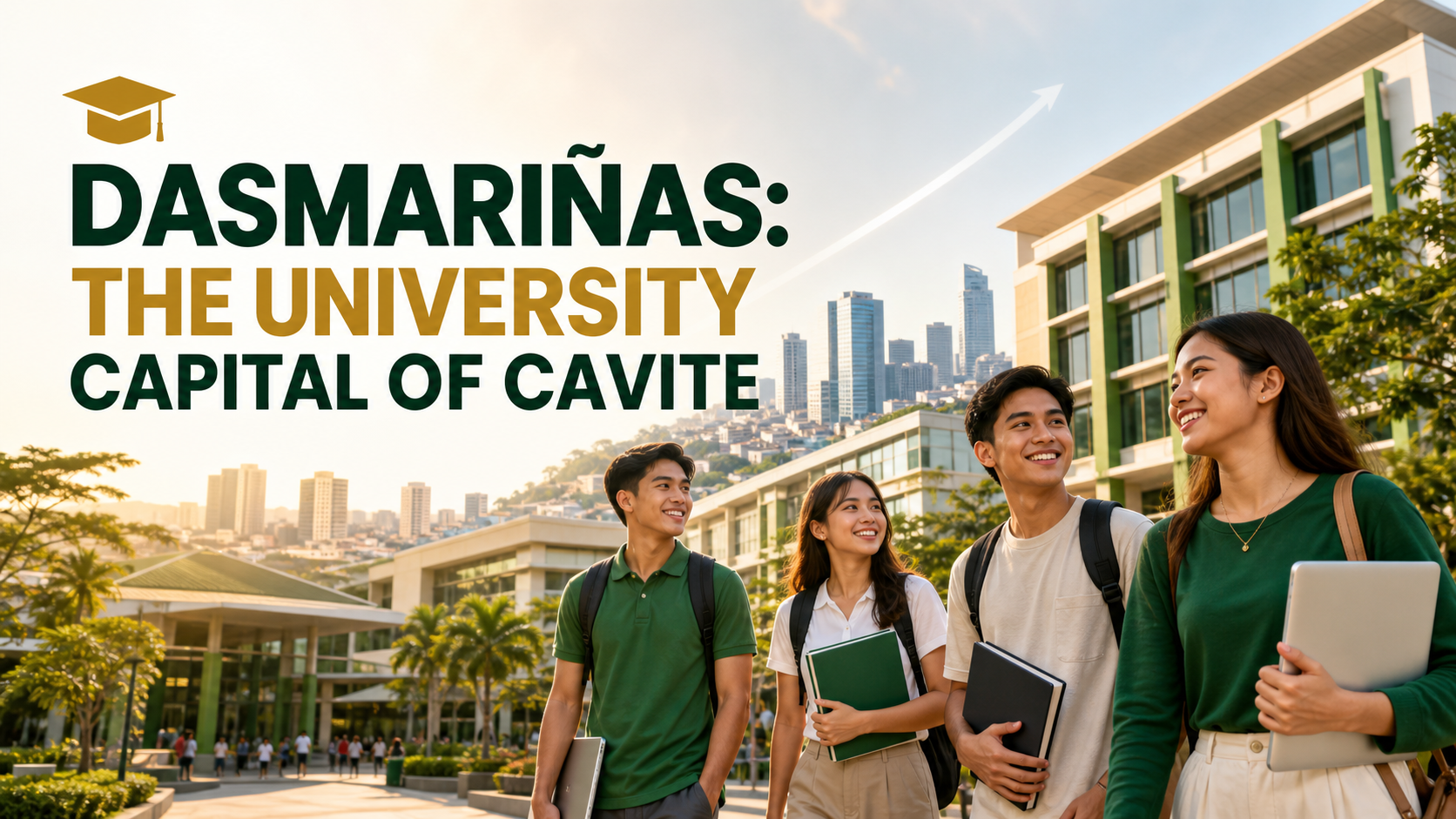 Modern university district in Dasmariñas